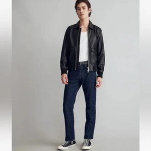 Madewell Men's Straight Jeans - Dark Blue